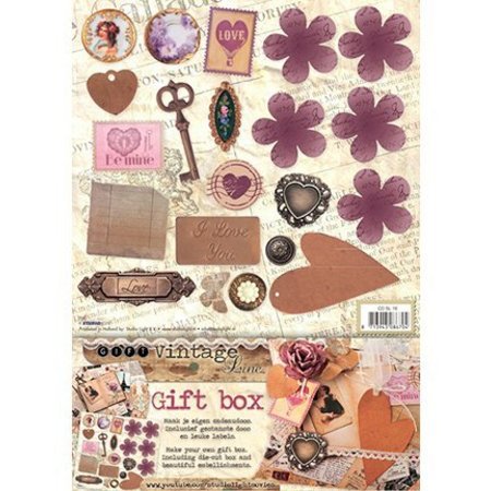 Dekoration Schachtel Gestalten / Boxe ... Pilowbox nostalgisch, geschenkverpakking