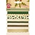 DEKOBAND / RIBBONS / RUBANS ... Rubans décoratifs Set, 5 x 1 MTR., Motifs de Noël