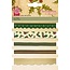 DEKOBAND / RIBBONS / RUBANS ... Sett dekorative bånd, 5 x 1 mtr., Julemotiv