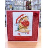 Forever Friends 4 x 3D foglio fustellato di A4 Forever Friends e carta 4 designer con motivi natalizi