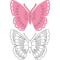 Collectable Tiny´s butterfly 1, Schablone + Stempel