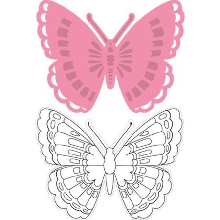 Marianne Design Collezione di Tiny farfalla 1, maschera + bollo