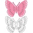 Marianne Design Collezione di Tiny farfalla 1, maschera + bollo