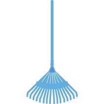 Stansning og prægning skabelon Creatables, haven rake