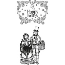 Les timbres en caoutchouc, des motifs de Noël