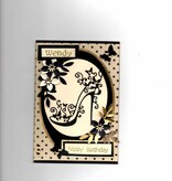 Tattered Lace Stamping and punching template, Tattered Lace, punch template High Heel