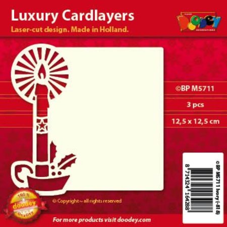 KARTEN und Zubehör / Cards Luxe kaart lay-outs, 3 stuks