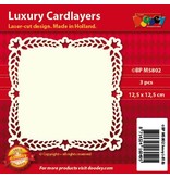 KARTEN und Zubehör / Cards Luksus kort layouts, 3 stykker