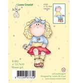 Leane Creatief - Lea'bilities Transparenter Stempel, flower girl
