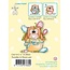 Leane Creatief - Lea'bilities Transparent stamps, little owl Tweetke in flower pot