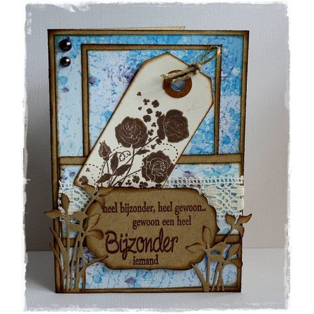 Joy!Crafts und JM Creation Gennemsigtige frimærker Silhuetter Blomst, Rose