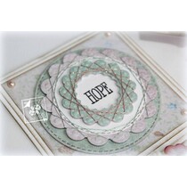 Stanz- und Prägeschablone, Basis rond met schulprand