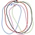 BASTELZUBEHÖR / CRAFT ACCESSORIES 5 Necklace, elastic, in 5 different color