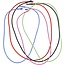 BASTELZUBEHÖR / CRAFT ACCESSORIES 5 halskæde, elastisk, i 5 forskellige farver