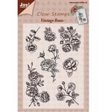 Joy!Crafts und JM Creation Transparant stempel, Vintage Rose