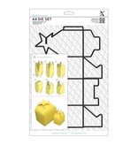 X-Cut / Docrafts Taglio A4 muore (1pc) - Gift Box con collari a stella