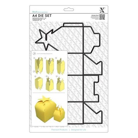 X-Cut / Docrafts De corte A4 muere (1pc) - caja de regalo con la estrella collares