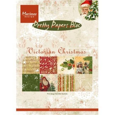 DESIGNER BLÖCKE  / DESIGNER PAPER PrettyPapers - A5 - Navidad victoriana