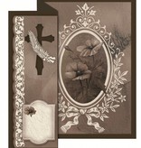 BASTELSETS / CRAFT KITS: Folding condolências para 4 cartões + envelopes