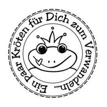 Butterer stamp "toads to Transform", 3cm ø