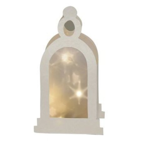 Schablonen und Zubehör für verschiedene Techniken / Templates Máscara de plástico linterna 3D, Tamaño: 21 x 30 cm