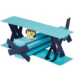Schablonen und Zubehör für verschiedene Techniken / Templates Aviones 3D Máscara de plástico, Tamaño: 21 x 30 cm
