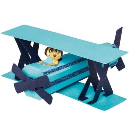 Schablonen und Zubehör für verschiedene Techniken / Templates Aviones 3D Máscara de plástico, Tamaño: 21 x 30 cm
