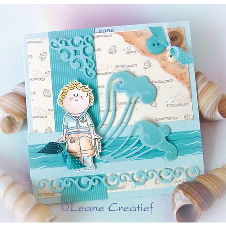 Leane Creatief - Lea'bilities Clear stamps, Bambini boys