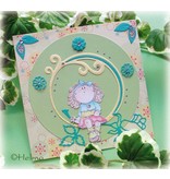 Leane Creatief - Lea'bilities Transparent stamps, flowergirl