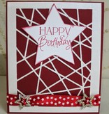 Spellbinders und Rayher Stamping and Embossing stencil, metal stencil Shapeabilities, Card Fronts / Glass Effects