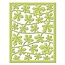 Spellbinders und Rayher Stampen en Embossing stencil, metalen stencil Shapeabilities, Card Fronts / vallende bladeren