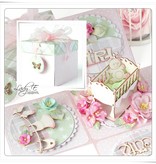 Embellishments / Verzierungen aggloméré Découpe laser: berceau 3D / lit bébé Accessoires