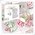 Embellishments / Verzierungen Laser cut sponplater: 3D vugge / seng med Babyutstyr