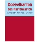 KARTEN und Zubehör / Cards 10 cartes et enveloppes, format carte 10,5x15 cm, rouge