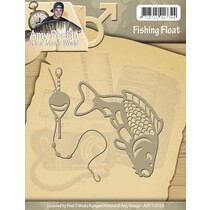 Stempling og prægning stencil, Dens en Mans World - Fishing Float
