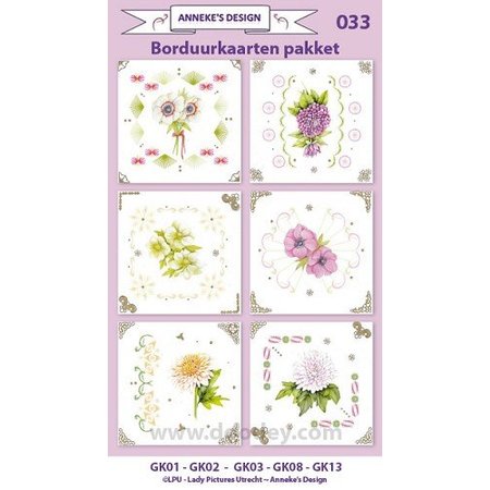 KARTEN und Zubehör / Cards Stok Card Kits, voor het ontwerp van 6 kaarten