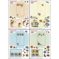 Bastelset sur la conception de Twin-Set Cartes