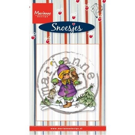 Stempel / Stamp: Transparent Transparante stempels Marianne design, Snoesjes in de sneeuw