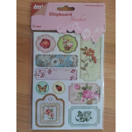 Joy!Crafts und JM Creation 10 sponplater klistremerker, 2mm tykk