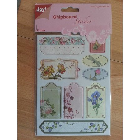 Joy!Crafts und JM Creation 10 Chipboards Sticker, 2mm dick
