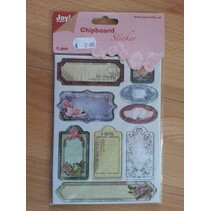 10 sponplater klistremerker, 2mm tykk
