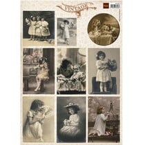 Vintage Bilder Bogen