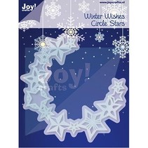 Stamping and Embossing stencil, circle of stars