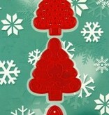 Joy!Crafts und JM Creation Estampagem e gravação estêncil, 3 árvores de Natal