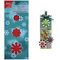 Stamping and Embossing stencil, 3 ice crystals