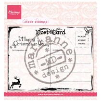 Gennemsigtige frimærker Marianne Design, Postkort