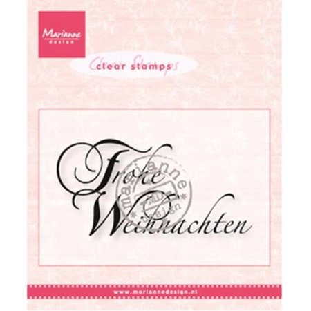 Marianne Design Transparent stamps Marianne Design, Text: Merry Christmas