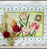 Spellbinders und Rayher Spellbinders Stempling og Embossing stencil, Nestabilities, dekorativ ramme og label