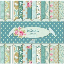 Diseñador Block de Tilda "pájaro del invierno"