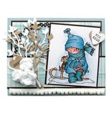 Marianne Design Goffratura e taglio template + bollo, cuori caramelle